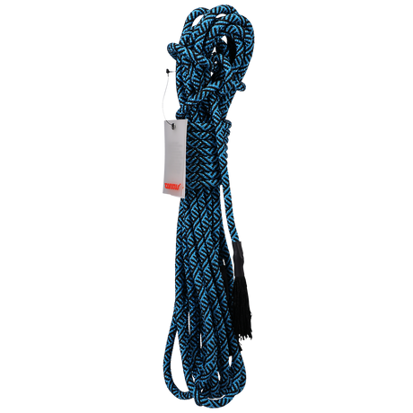 Tantus 30 ft 6mm Polyester Bondage Rope — Azure & Onyx - TS3839
