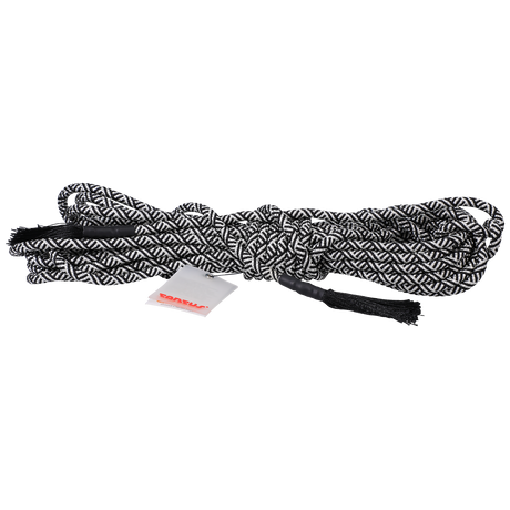 Tantus 30 ft 6mm Polyester Bondage Rope — Silver & Onyx - TS3846