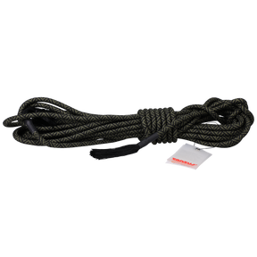 Tantus 30 ft Bondage Rope — 6mm Polyester, Olive & Onyx - TS3853