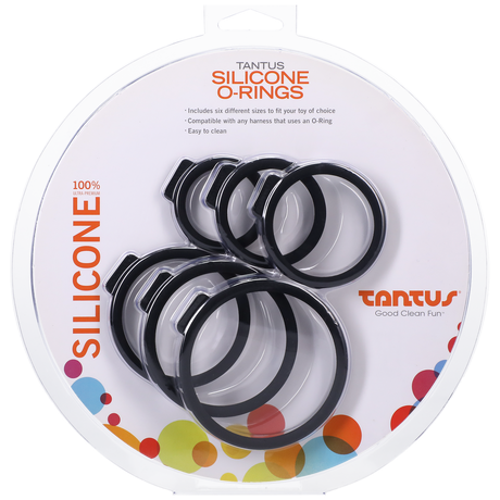 Tantus Silicone O-Ring Harness Set — 6 Sizes - TS893
