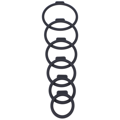 Tantus Silicone O-Ring Harness Set — 6 Sizes - TS893