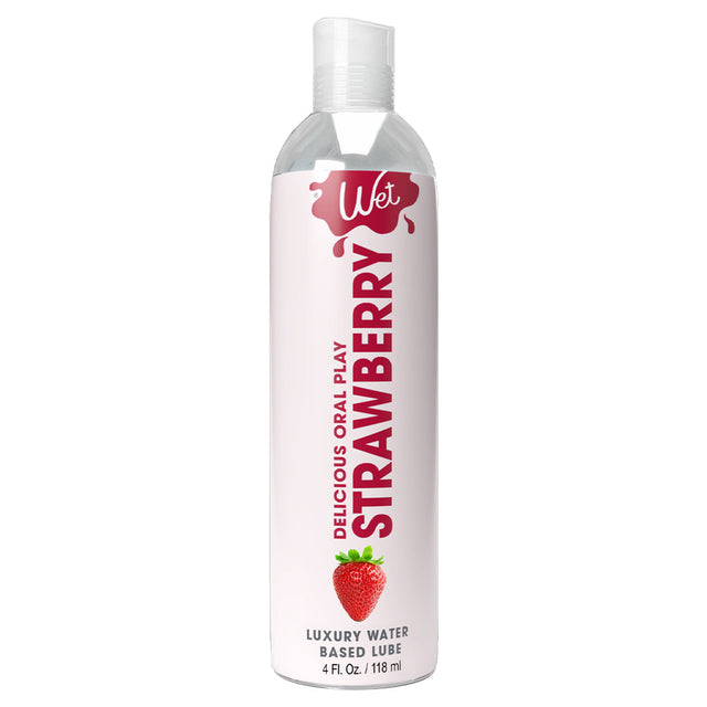 Wet Strawberry Flavored Personal Lubricant, 4 fl oz (118 ml) - WT5251