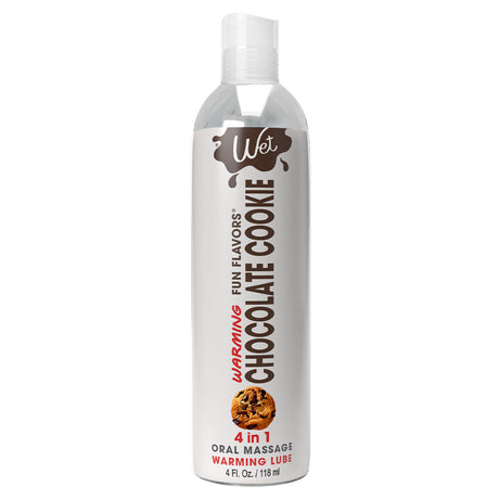 Wet Fun Flavours Chocolate Cookie Warming Lubricant — 4 fl oz - WT5848