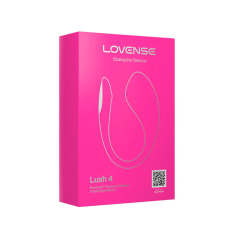 Lovense Lush 4 G-Spot Vibrator, App-Controlled — Pink - LS0456