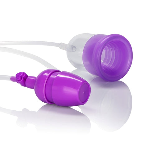 CalExotics Clitoral Pump with Silicone Sleeve — Purple - SE0624103