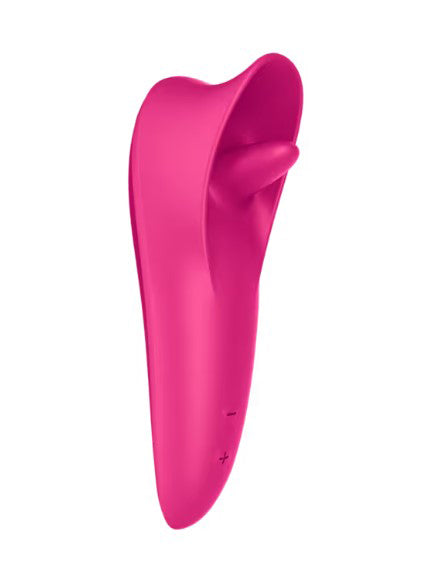 Satisfyer Tongue Master — Pink Clitoral Vibrator with Silicone Tongue - SAT-4080611