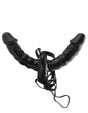 "Fetish Fantasy Series Vibrating Double Delight Strap-on - Black PD3382-23"