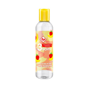 ID LUBRICANTS ID 3SOME 3-in-1 Body Topping — Strawberry Banana, 4 oz - ID-DEBB-04