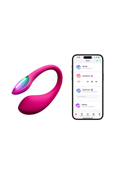 Lovense Lush Mini Remote‑Control Vibrator, Pink - LS0500