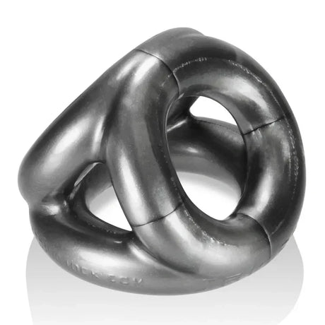OXBALLS TRI-SPORT Cocksling — Steel FLEXtpr 3‑Ring - OX-AJ1076-STL