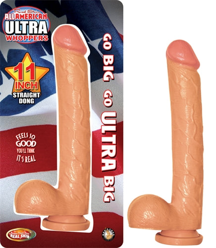 All American Ultra Whoppers 11-Inch Straight Dong - Flesh by Nasstoys