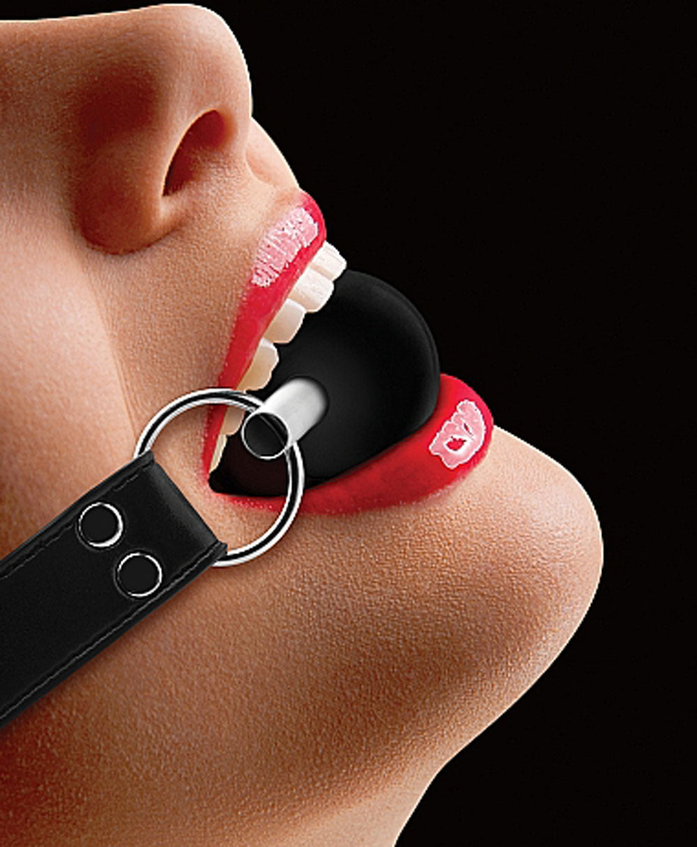 Solid Ball Gag - Black by Shots