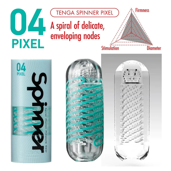 Tenga Spinner 04 PIXEL Stroker with Sample Lubricant - TN504