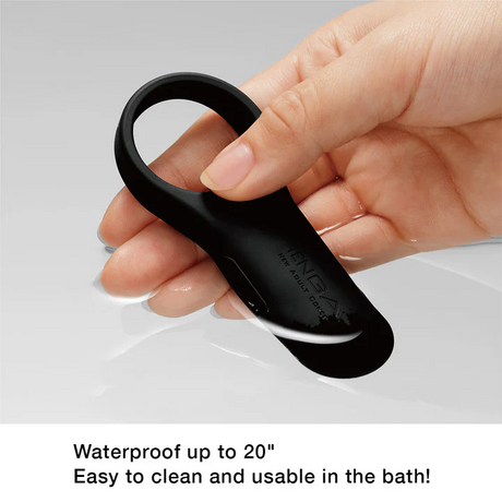Tenga SVR+ USB Rechargeable Vibrating Ring — Black - TN920