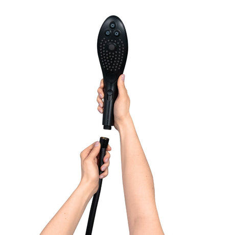 Womanizer Wave 2‑in‑1 Pleasure Shower Head, Black - WZ2555