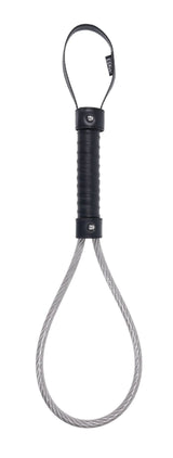 Sportsheets Edge Metal Loop Spanker — Vinyl-Coated Steel Loop, Black - SP0603