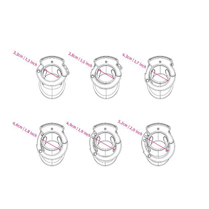 Mystim Pubic Enemy No 2 - Cock Cage by Mystim