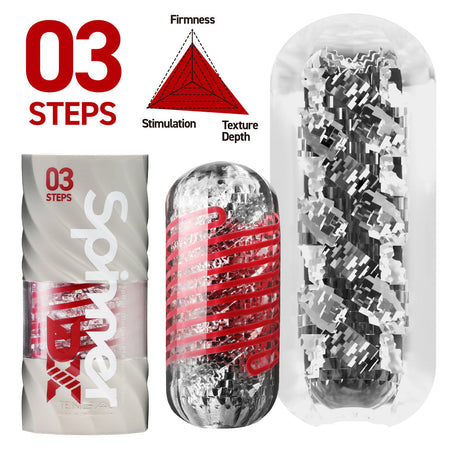 Tenga Spinner DX 03 Stroker with Spinning Spiral Interior - TN513