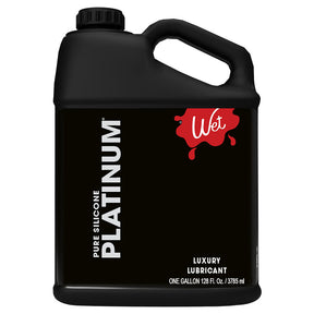 Wet Platinum Silicone Lubricant — 128 fl oz (3785 ml) - WT0090