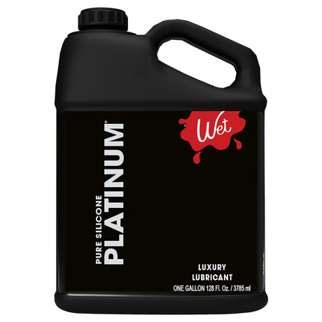 Wet Platinum Silicone Lubricant — 128 fl oz (3785 ml) - WT0090