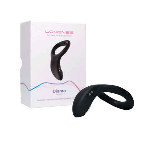 Lovense Diamo Vibrating Cock Ring — App-Controlled, USB Rechargeable - LS9759