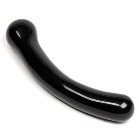 Chakrubs Xaga Curve — Black Obsidian G-Spot Stone - CK8189