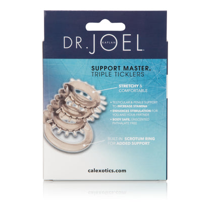 Dr. Joel Kaplan Support Master Triple Ticklers - Smoke by CalExotics