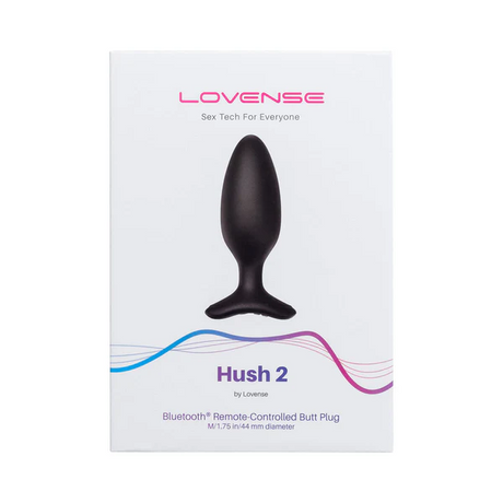 Lovense Hush 2 Vibrating Butt Plug — 1.75 inch - LS9810