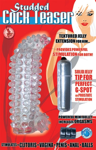 "Studded Cock Teaser - Clear NW2032"