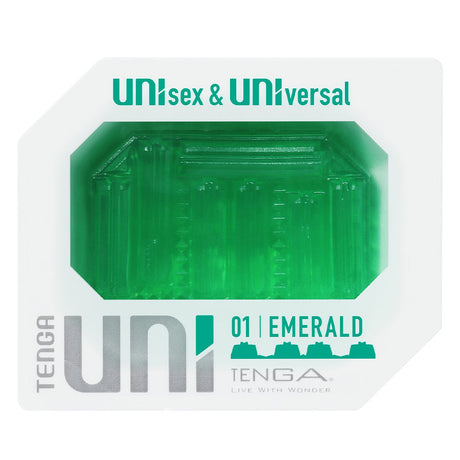 Tenga UNI Emerald Disposable Unisex Stretch Sleeve with Lotion - TN701