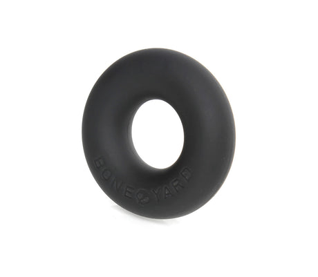 Rascal Ultimate Silicone Cock Ring — Black (50mm OD, 20mm ID) - BY-0450