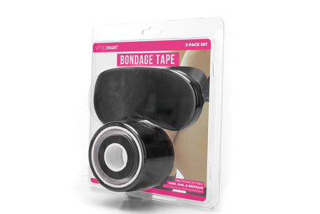 XGEN Whipsmart Bondage Tape — Black, 2 in x 100 ft - X-WS1060-BLK