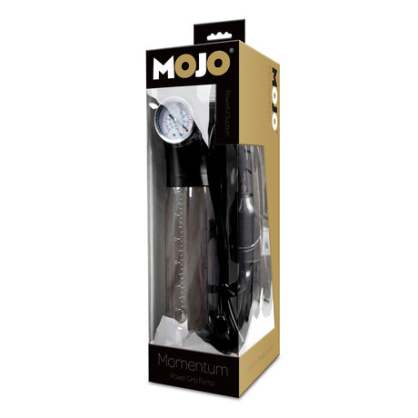 Mojo Momentum Penis Pump with Transparent Cylinder and PSI Reader - EL-MOJO-002
