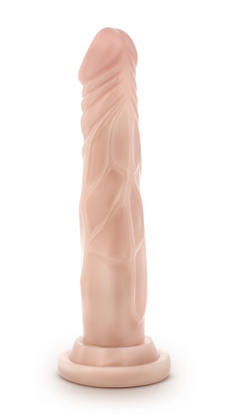 Blush Dr. Skin Silicone Dr. Carter 7.5 Inch Dildo with Suction Cup, Vanilla - BL-26523