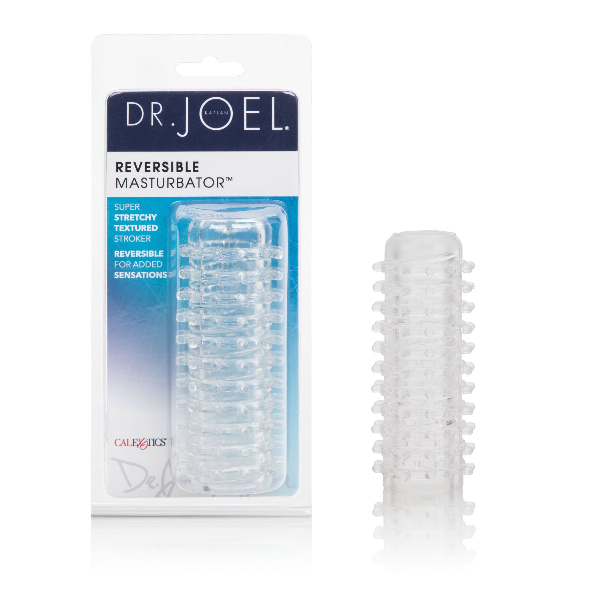 Dr. Joel Kaplan - Reversible Masturbator - Clear by CalExotics