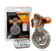 Blush Stay Hard Vibrating Cock Ring Set with Textured Sleeve - BL-66099