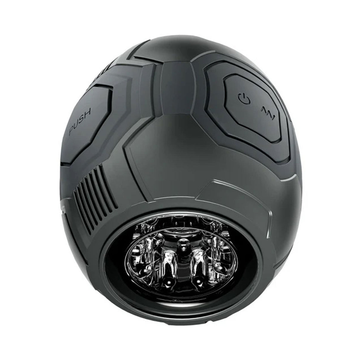 Blush M for Men Dome X Vibrating Masturbator — Black - BL-85005