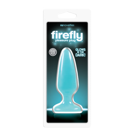 nsnovelties Firefly Pleasure Plug — Medium, Blue - NSN0475-37