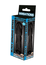 Hott Products Skinsations Black Diamond Husky Lover Sleeve, 6.5 Inch, Black - HTP3057