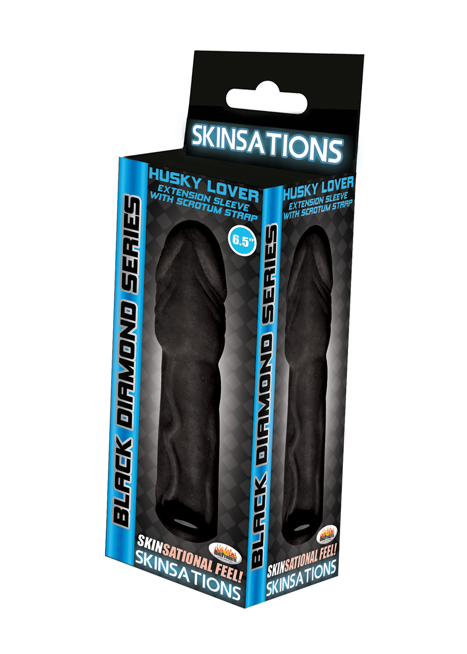 Skinsations Black Diamond Series Husky Lover 6.5 Inch - Black by Hott Products