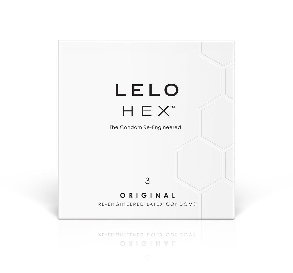 LELO HEX Condoms Original — 3 Pack - LELO-2470