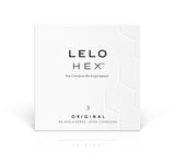 LELO HEX Condoms Original — 3 Pack - LELO-2470
