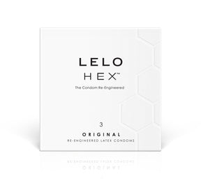 LELO HEX Condoms Original — 3 Pack - LELO-2470