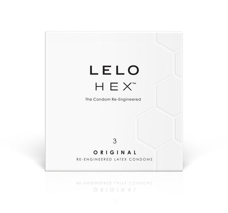 LELO HEX Condoms Original — 3 Pack - LELO-2470