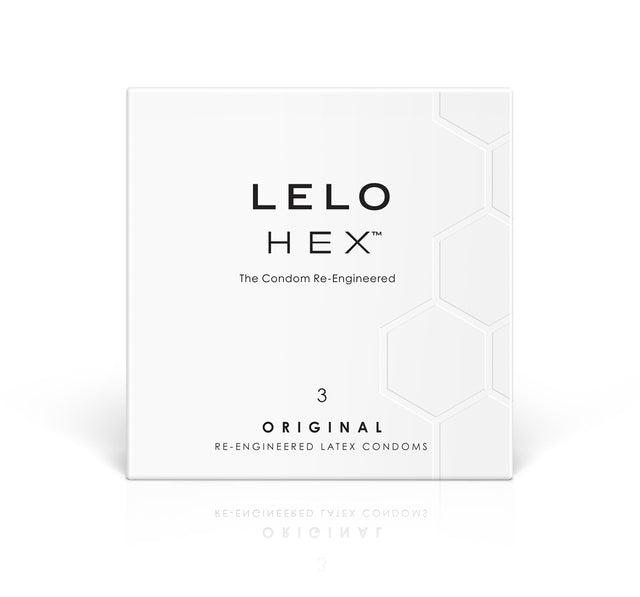 LELO HEX Condoms Original — 3 Pack - LELO-2470