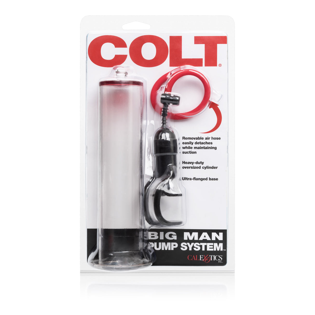 CalExotics Colt Big Man Pump System — Oversized Cylinder & Silicone Hose - SE6789002