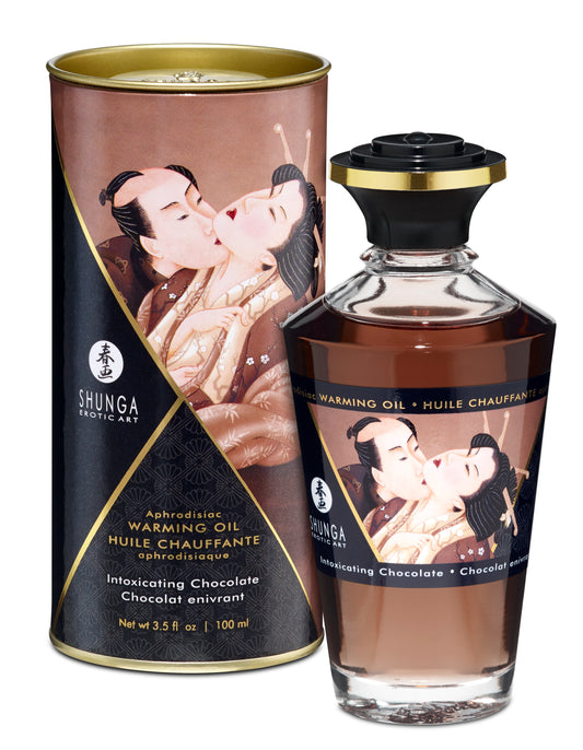 Shunga Warming Oil — Intoxicating Chocolate (100 mL) - SHU2209