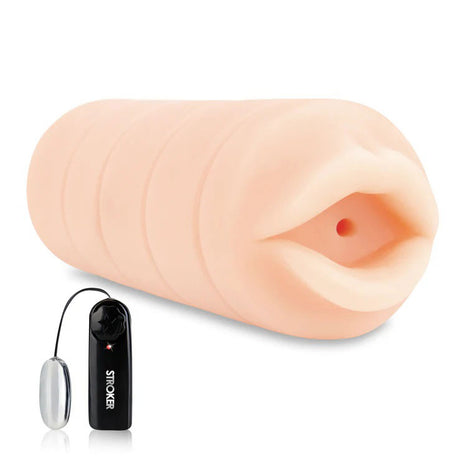 Electric Novelties Vibrating Blow Job Masturbator with Removable Bullet - EL-HT-P30