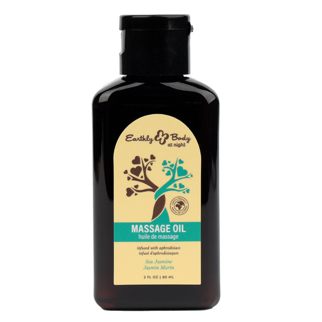 HEMP SEED Sea Jasmine Massage Oil — Aphrodisiac Collection, 2 oz - EB949