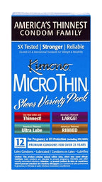 Kimono Microthin Sheer Variety Pack - 12 Count
